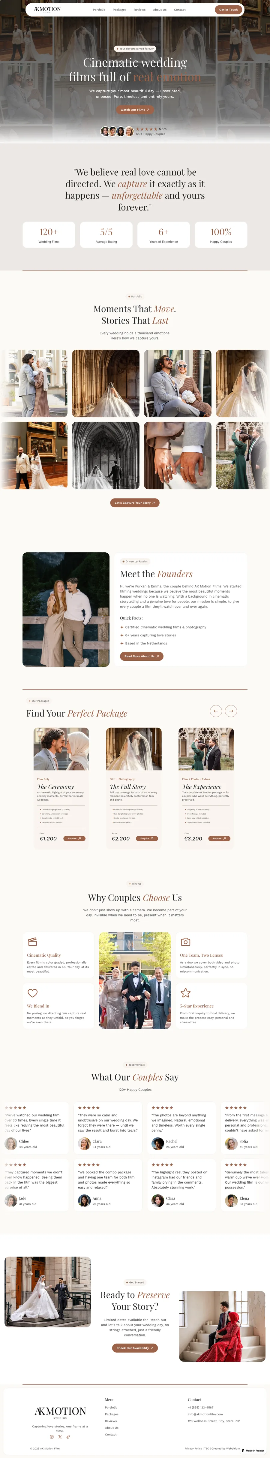 De website van AK Motion Films